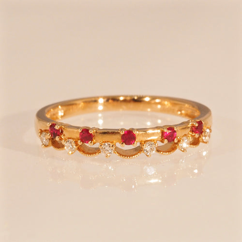 The Ruby Dansu Ring in Roseate