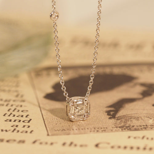 The Diamond Sheild Necklace