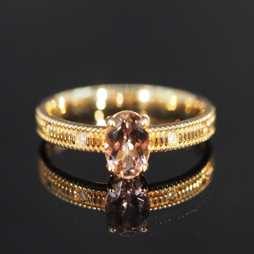 The Tourmaline Oval Diamond  Ring