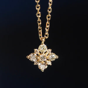 The Diamond Snowflakes Necklace