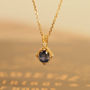 Blue Sapphire Belt Necklace