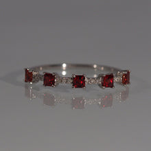 Load image into Gallery viewer, Ruby Princess Diamond Band Ring