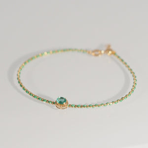 Emerald Beam Bracelet