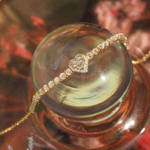 The Diamond Heart Diamond Bracelet