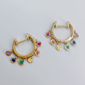 Rainbow Shower Earrings