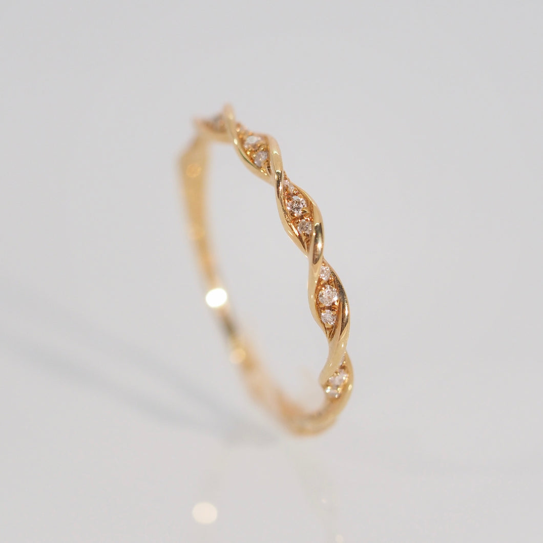 Golden Twist Ring