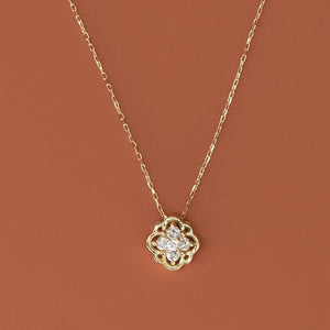 Clover Mandala Necklace