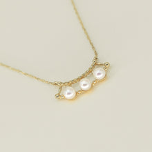 Load image into Gallery viewer, Triple Akoya Pearl Necklace