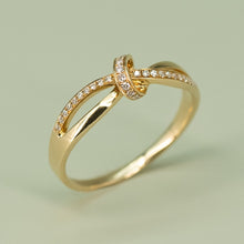 Load image into Gallery viewer, Diamond Knot Ring