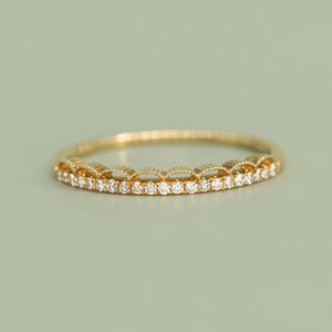 Lace Crown Diamond Ring