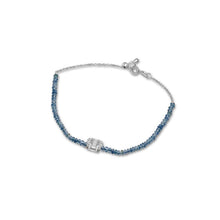Load image into Gallery viewer, Bead and Diamond Gem Bracelet
